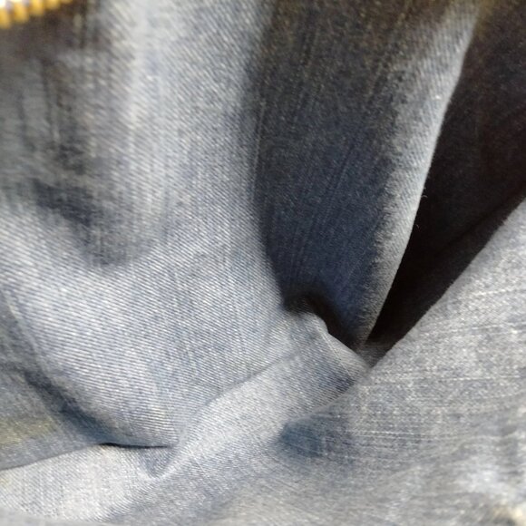 Authentic Louis Vuitton Flat Shopper Blue Monogram Denim Tote Bag mn1293-121225 - Picture 15 of 16